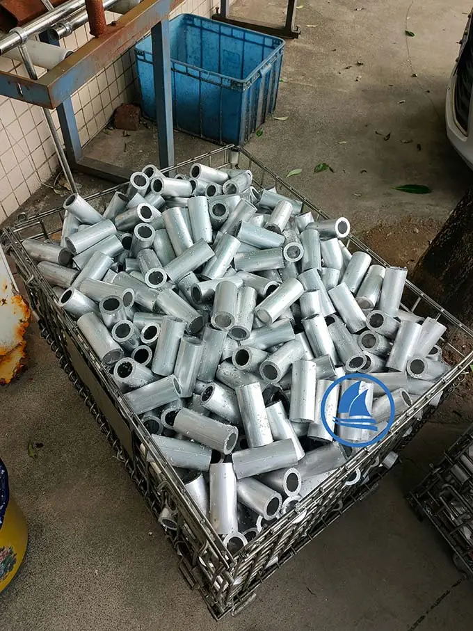 Aluminum alloy raw tubing
