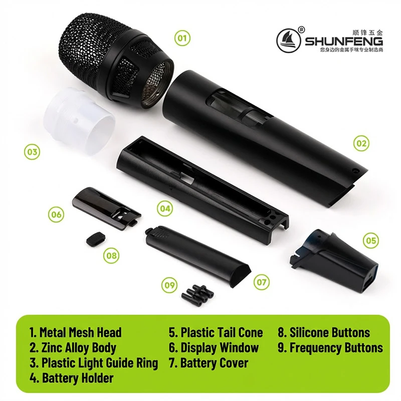 Illustration F7 Microphone Body Kit