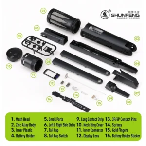 Illustration SF-9000 Microphone Body Kit