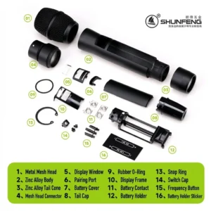 Illustration for SF-200 Microphone Body Kit