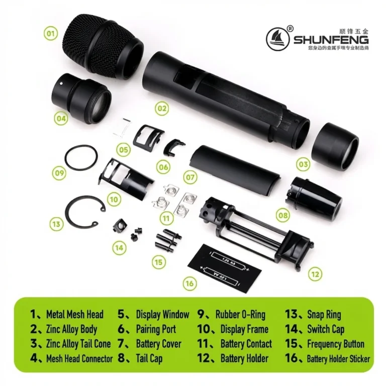 Illustration for SF-200 Microphone Body Kit