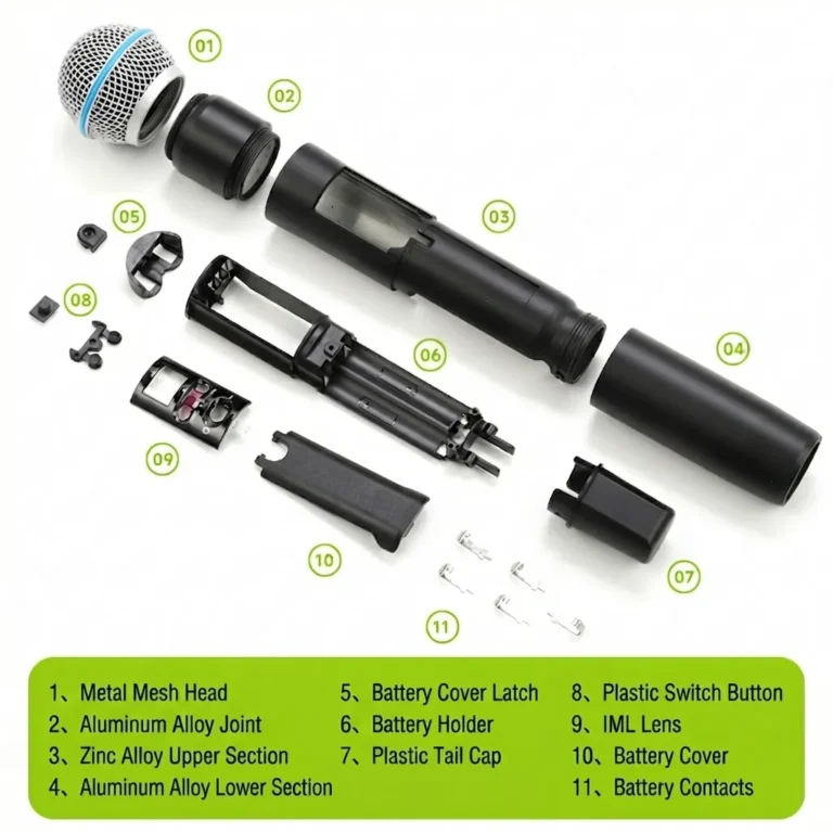 Illustration for SF-SLXD2 Microphone Body assembly